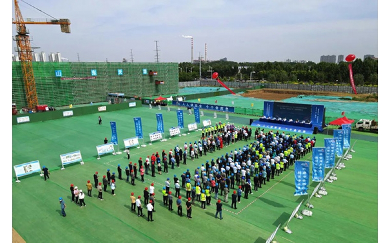 天華實(shí)業(yè)集團(tuán)成功舉辦2023年東營市建筑施工生產(chǎn)安全事故應(yīng)急預(yù)案演練暨廣饒縣“安全生產(chǎn)月”活動(dòng)啟動(dòng)儀式